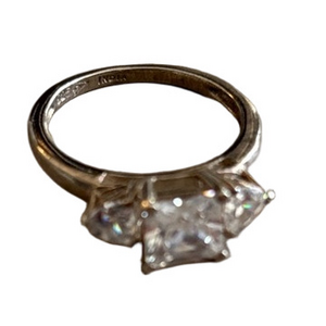 Silpada Silver Ring with Sparkling Stones